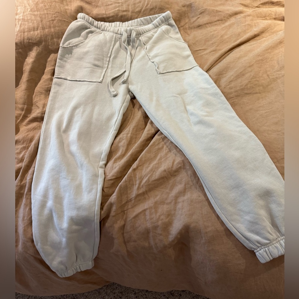 New Mono B Beige Joggers Size Small